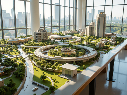 可持续发展规划咨询场景,城市绿色生态景观,环保项目展示